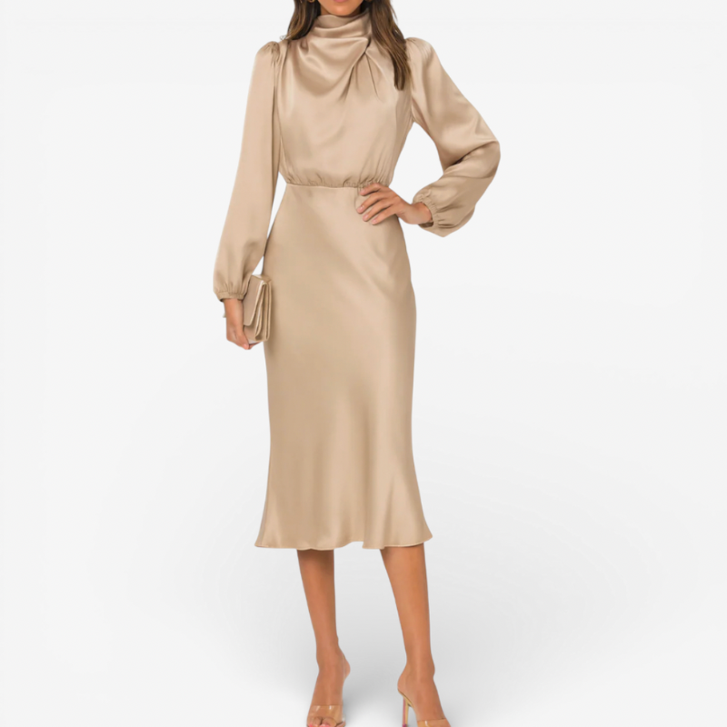 Women's Long Sleeve Formal Dress