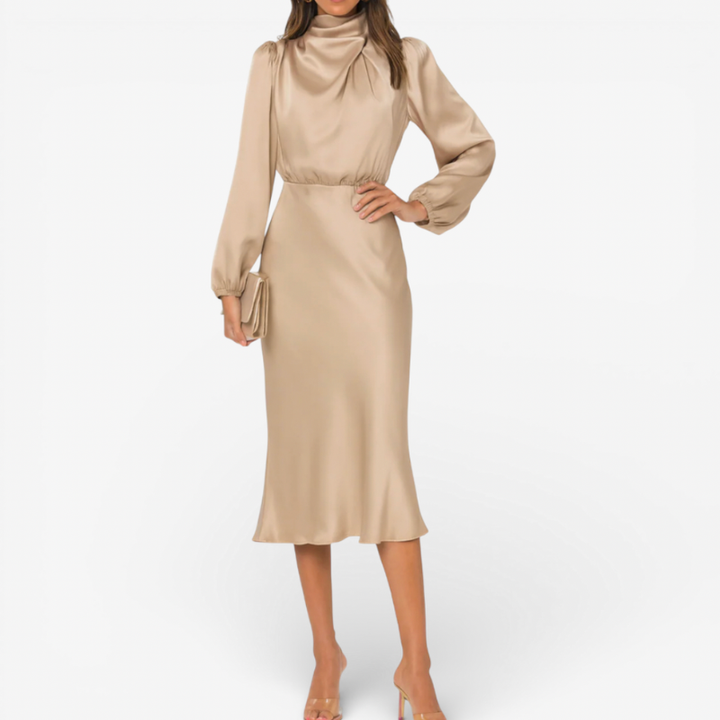 Women's Long Sleeve Formal Dress