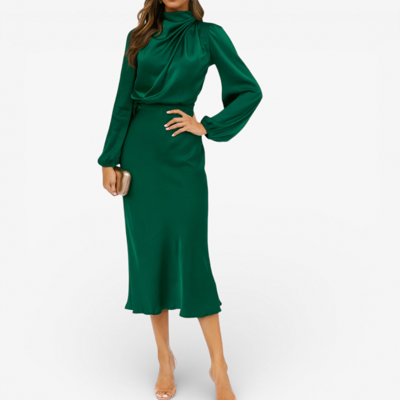 Women's Long Sleeve Formal Dress