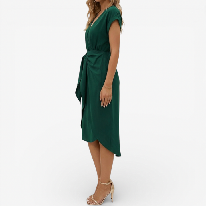 Women's Formal Dress With V Neck