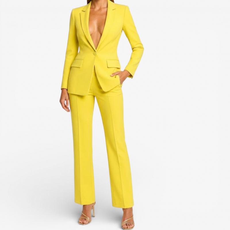 Women's Set With V Neck