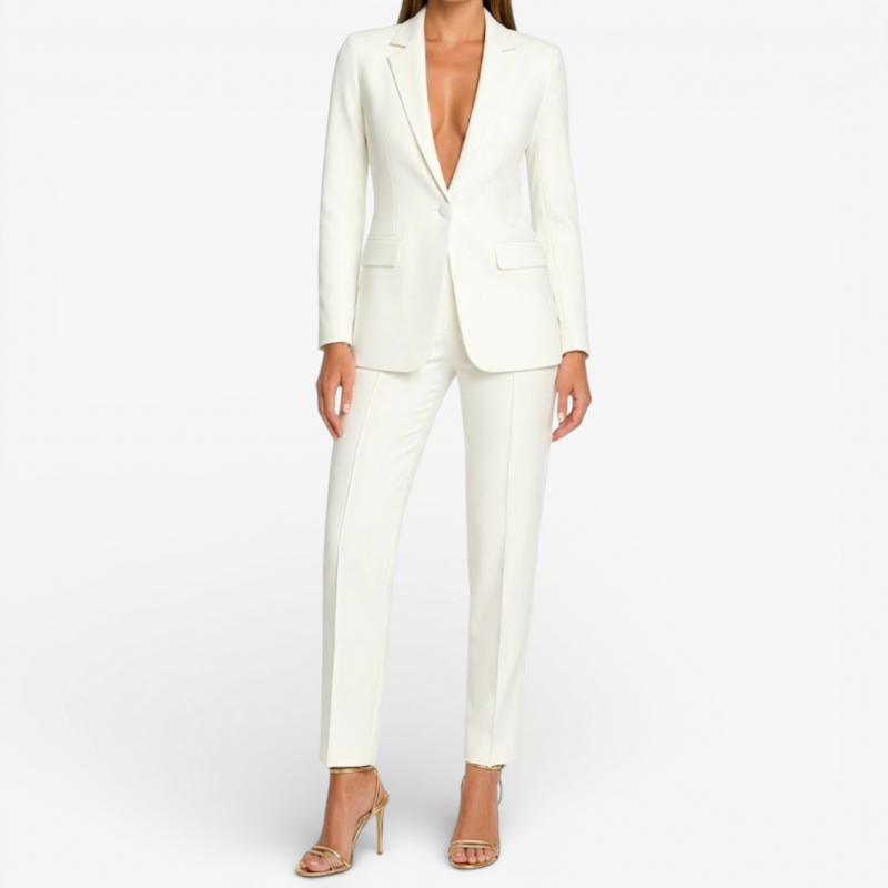 Women's Set With V Neck