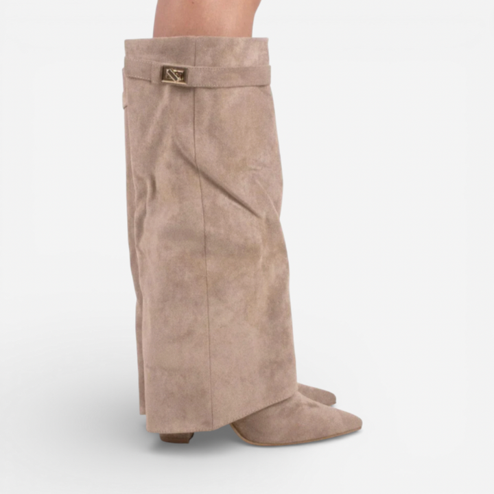 Women’s High Boots With Flap