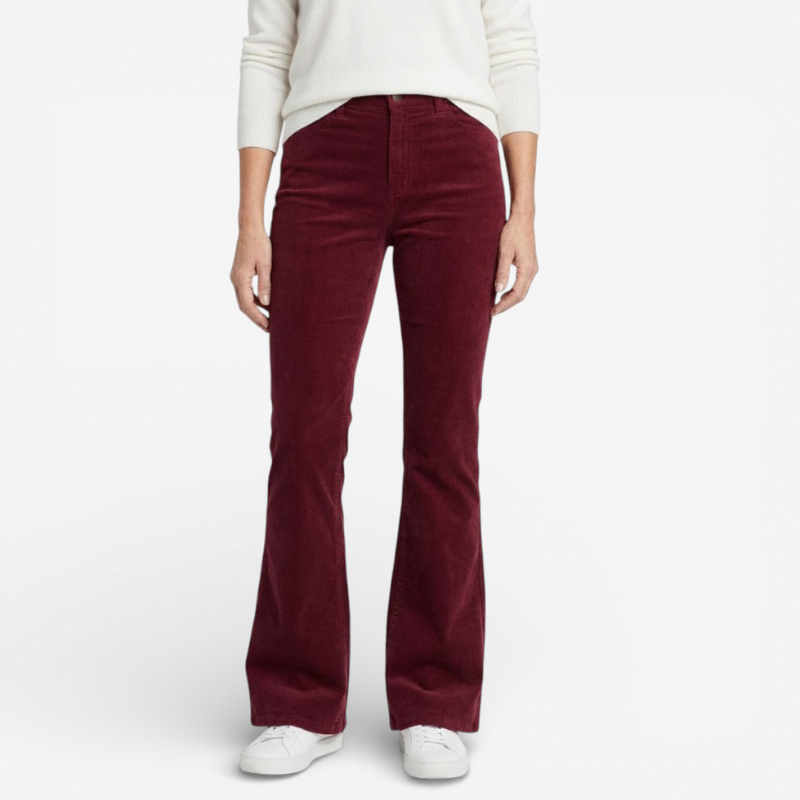Women’s Coloured Flare Jeans
