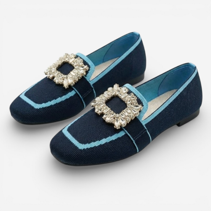 Women’s Loafers With Decorative Buckle