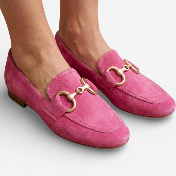 Women’s Pink Loafers With Detail