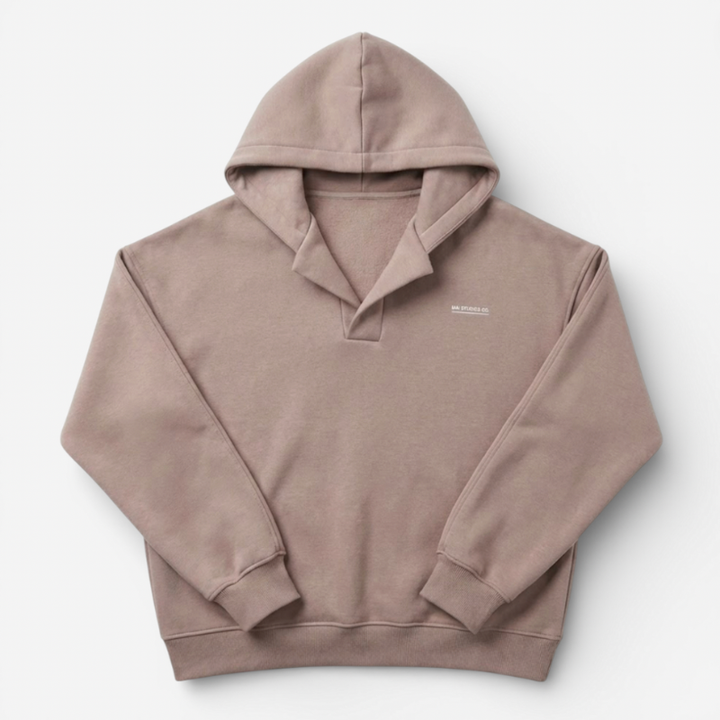 Women’s Hoodie With Crossover Neckline