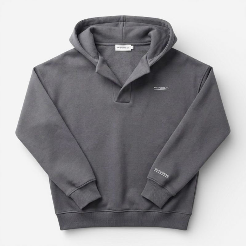 Women’s Hoodie With Crossover Neckline