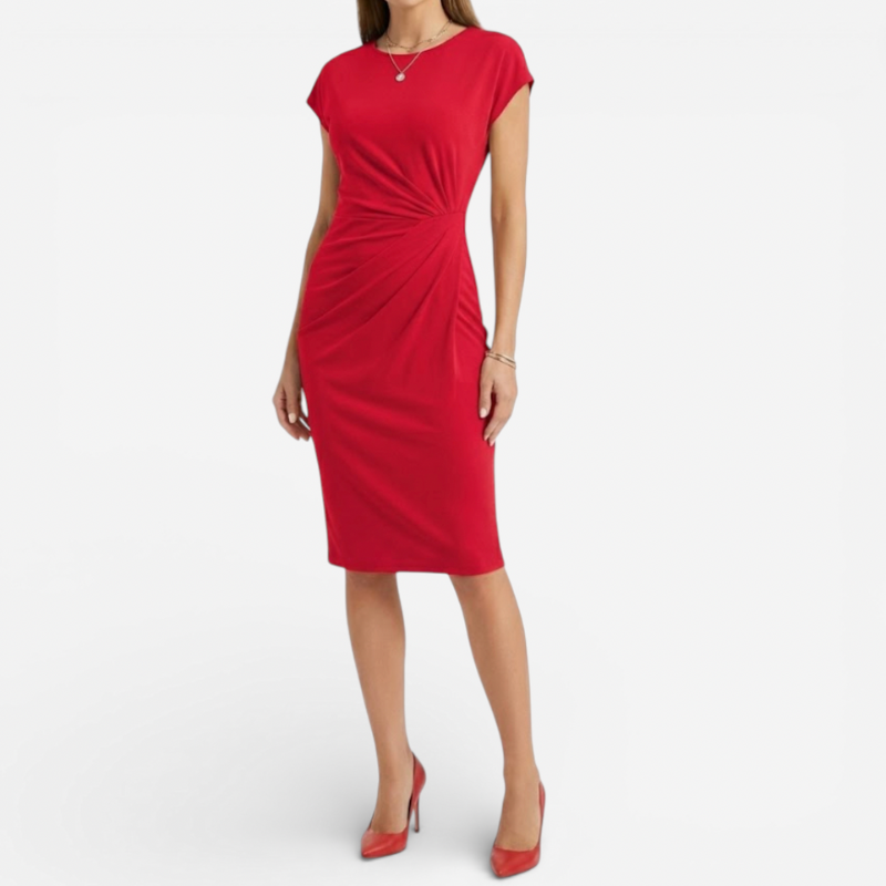 Women's Basic Formal Midi Dress