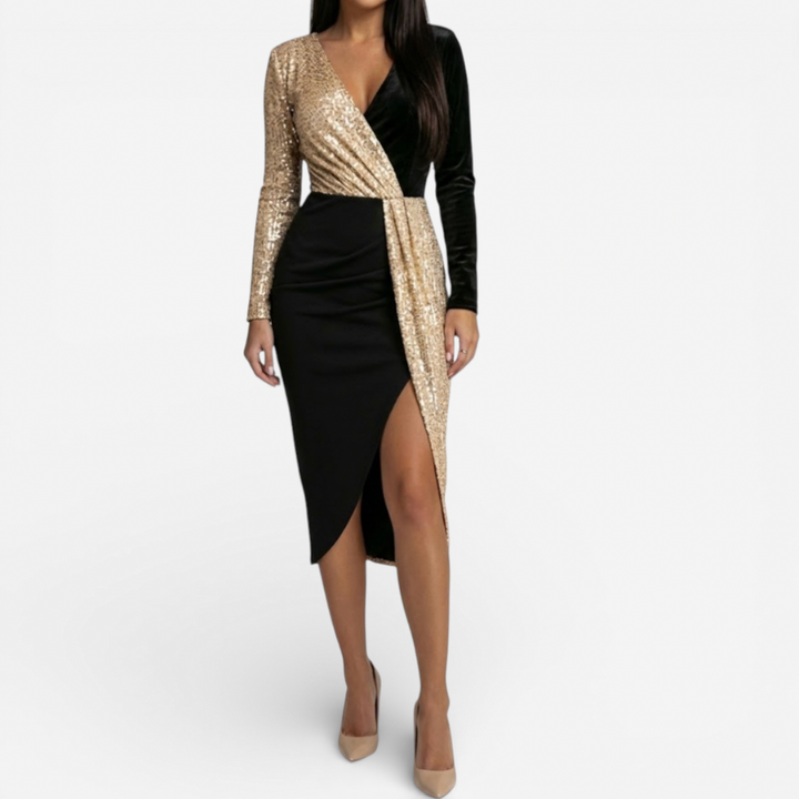 Women's Two Coloured Formal Dress