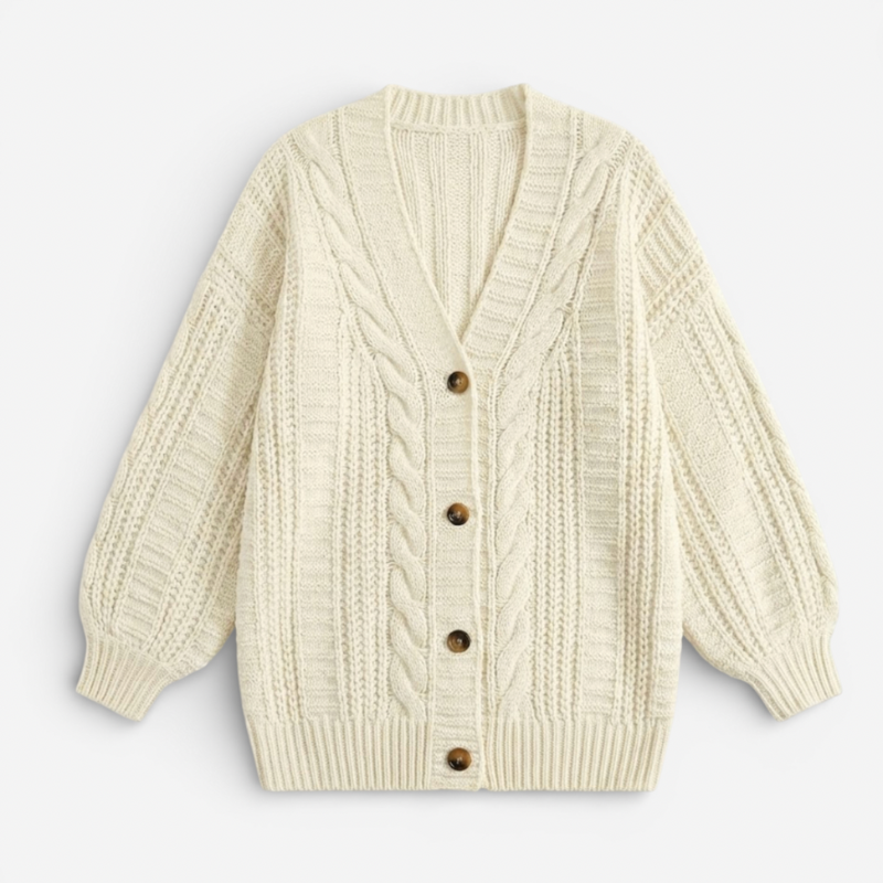 Women's Cable Knit Cardigan