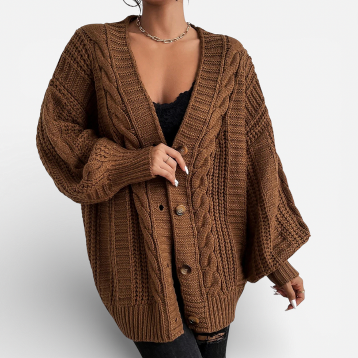 Women's Cable Knit Cardigan