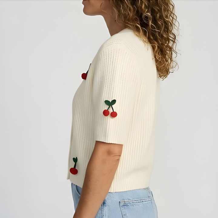 Women's Cherry Cardigan
