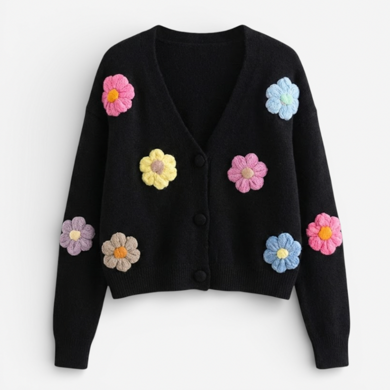 Women's Flower Cardigan