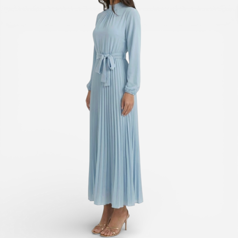 Women's Formal Maxi Dress With Collar