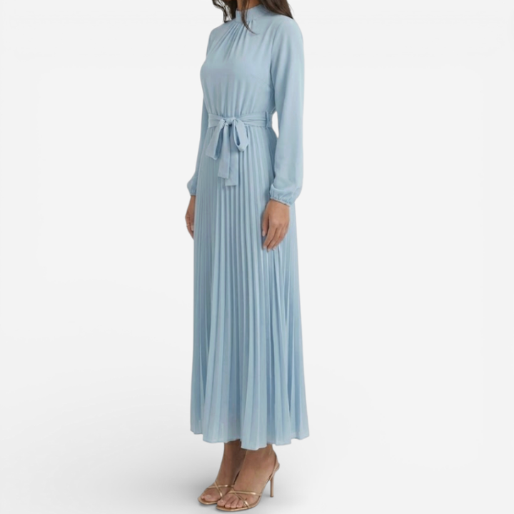 Women's Formal Maxi Dress With Collar