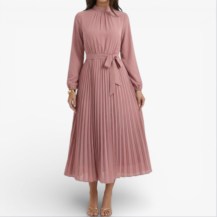 Women's Formal Maxi Dress With Collar