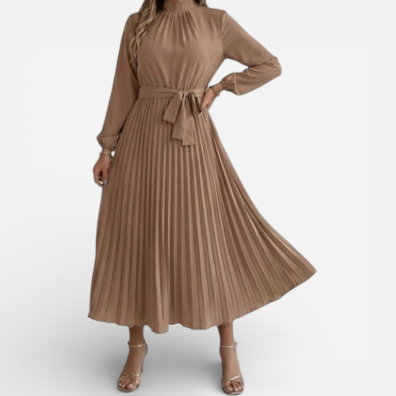 Women's Formal Maxi Dress With Collar