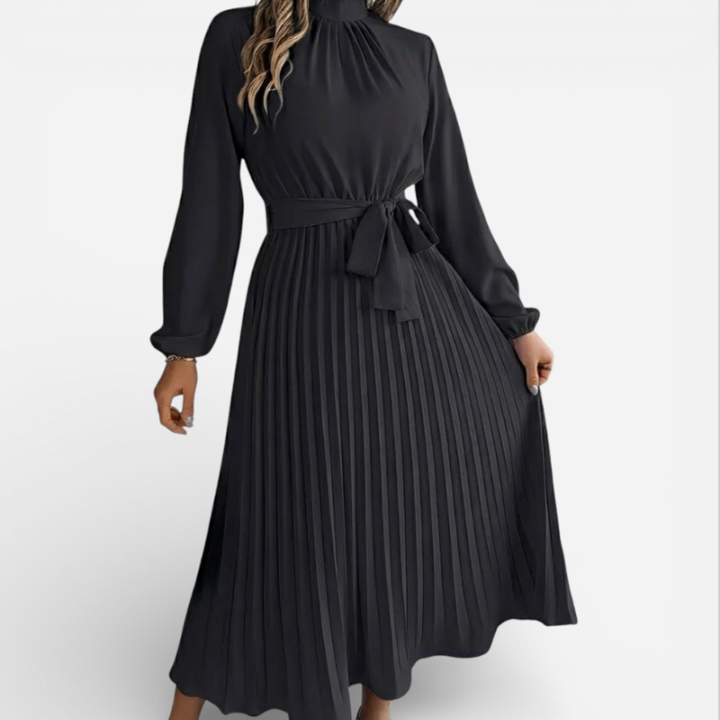 Women's Formal Maxi Dress With Collar
