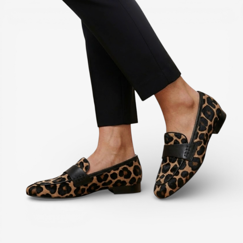 Women's Leopard Loafers