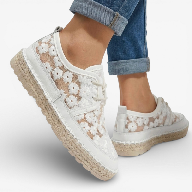 Women’s Shoes With Floral Pattern