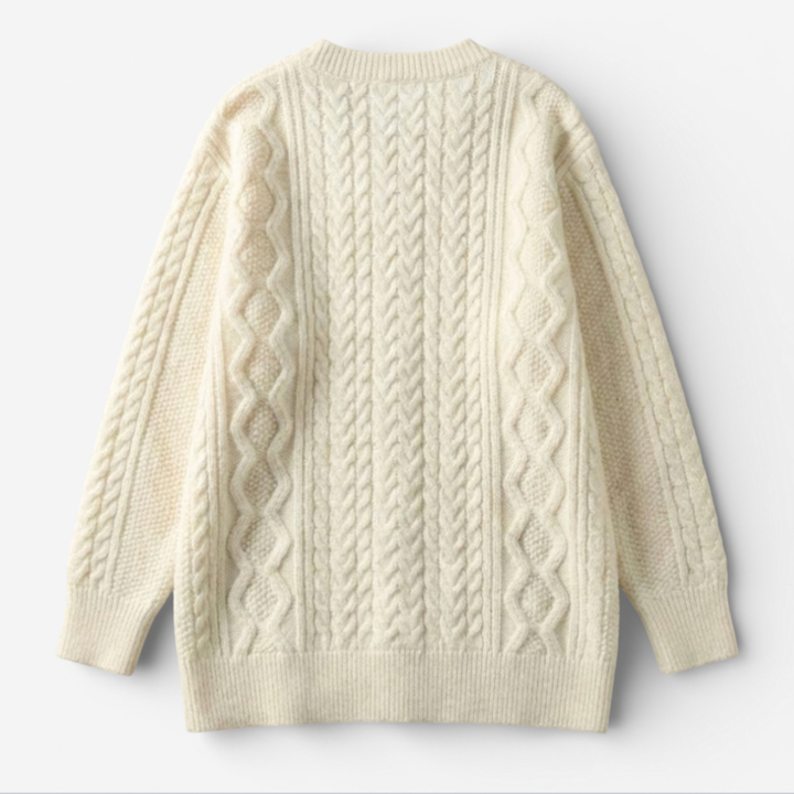Women's Classic Cable Knit Cardigan