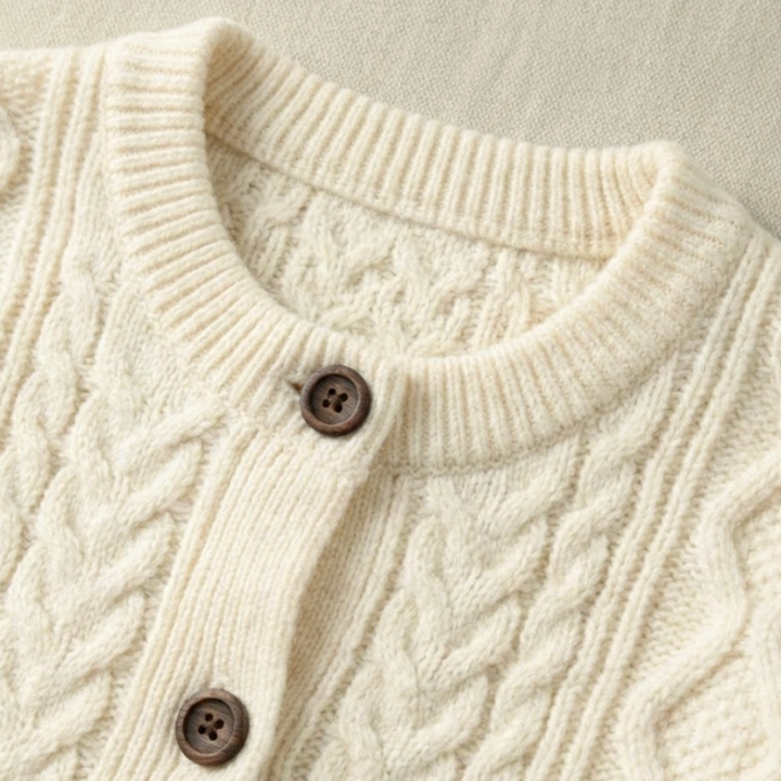 Women's Classic Cable Knit Cardigan