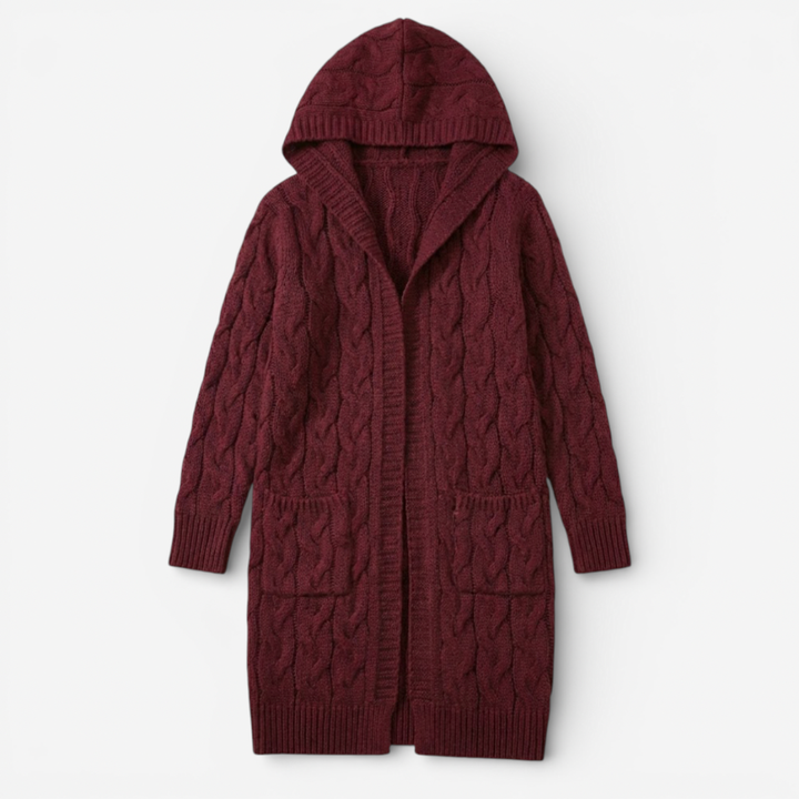 Women’s Longline Cardigan With Hood