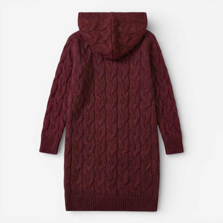 Women’s Longline Cardigan With Hood