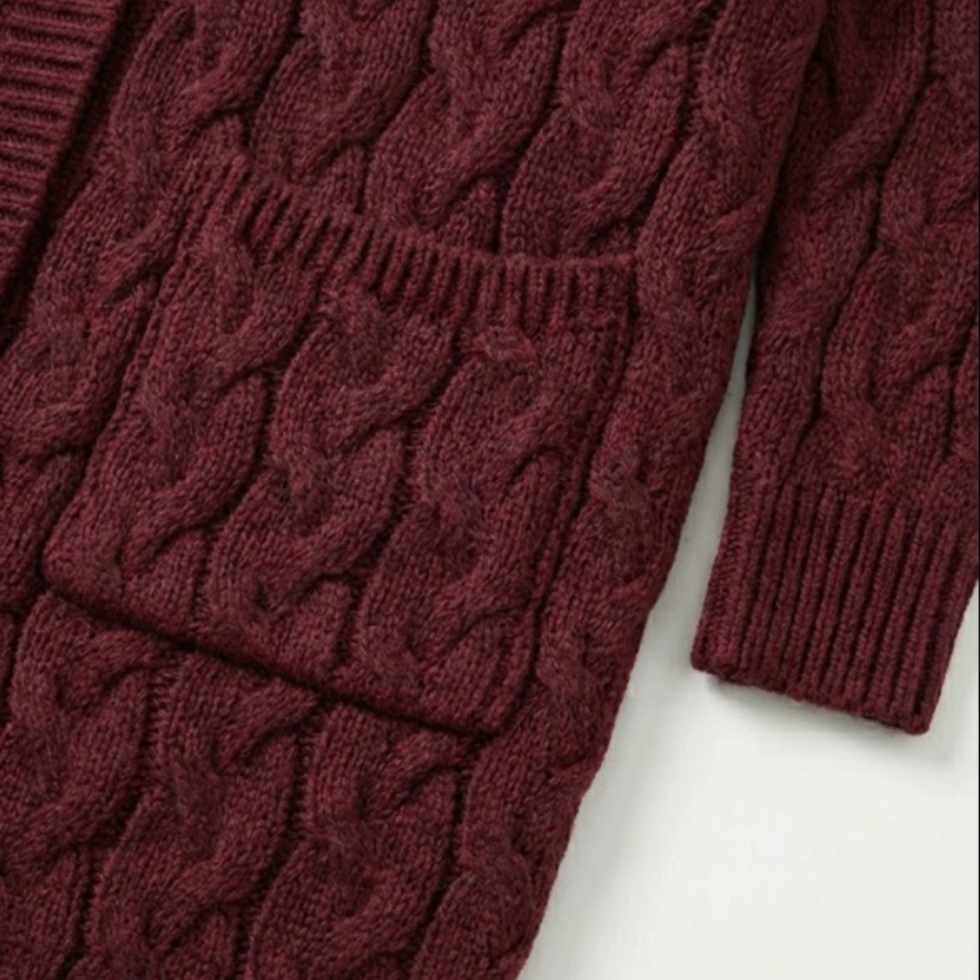 Women’s Longline Cardigan With Hood