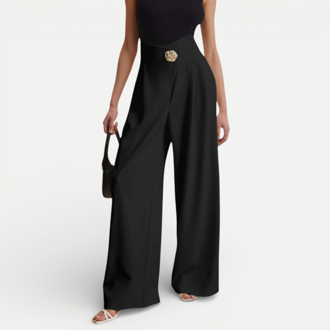 Women's Elegant Wide Leg Trousers