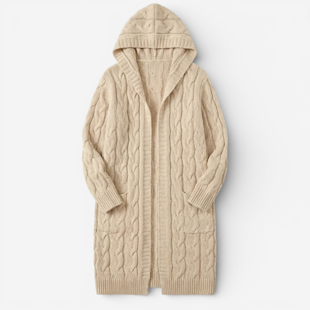 Women’s Longline Cardigan With Hood