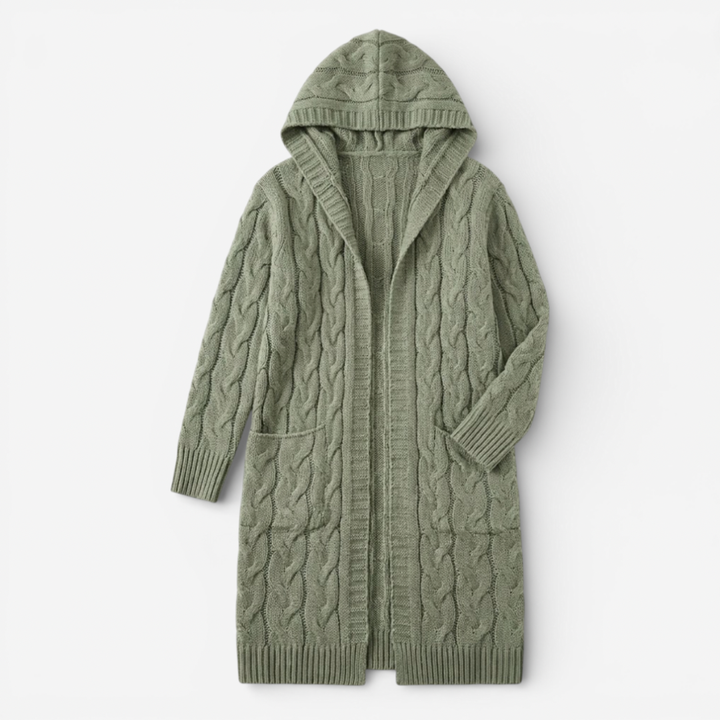 Women’s Longline Cardigan With Hood