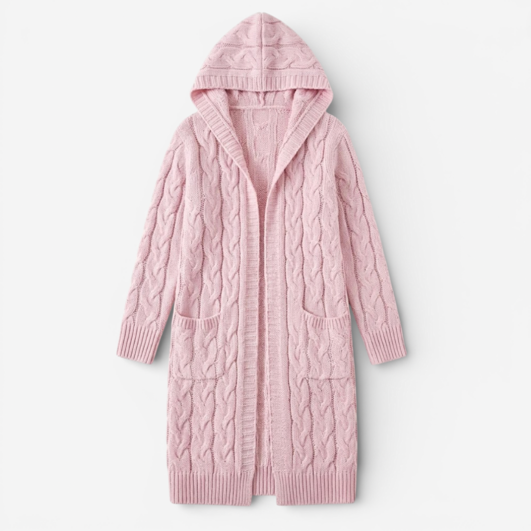 Women’s Longline Cardigan With Hood