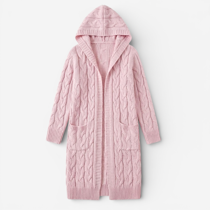 Women’s Longline Cardigan With Hood