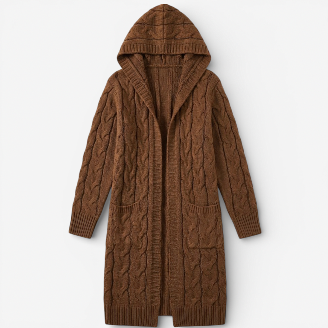 Women’s Longline Cardigan With Hood