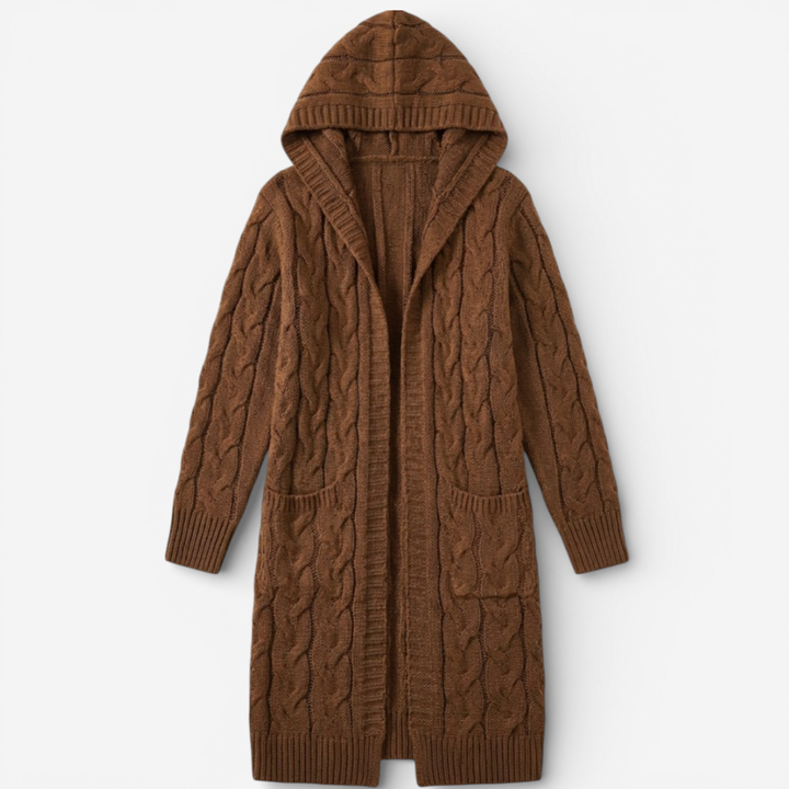 Women’s Longline Cardigan With Hood