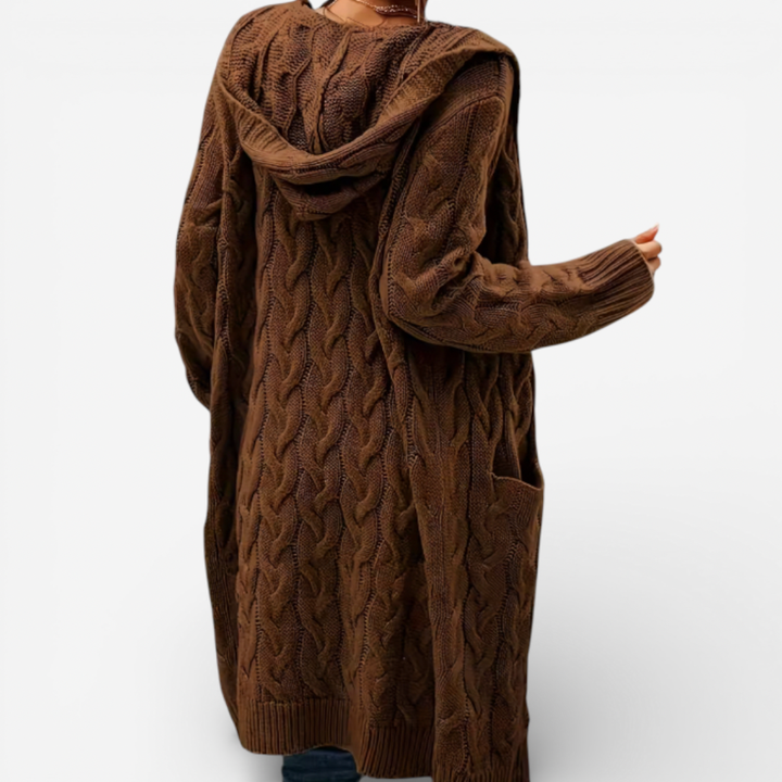 Women’s Longline Cardigan With Hood