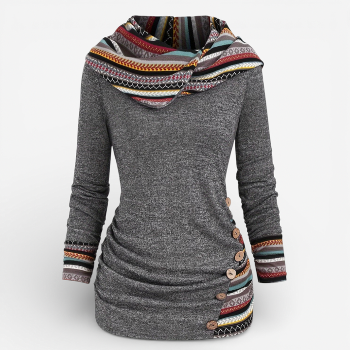 Women's Longline Hoodie Top