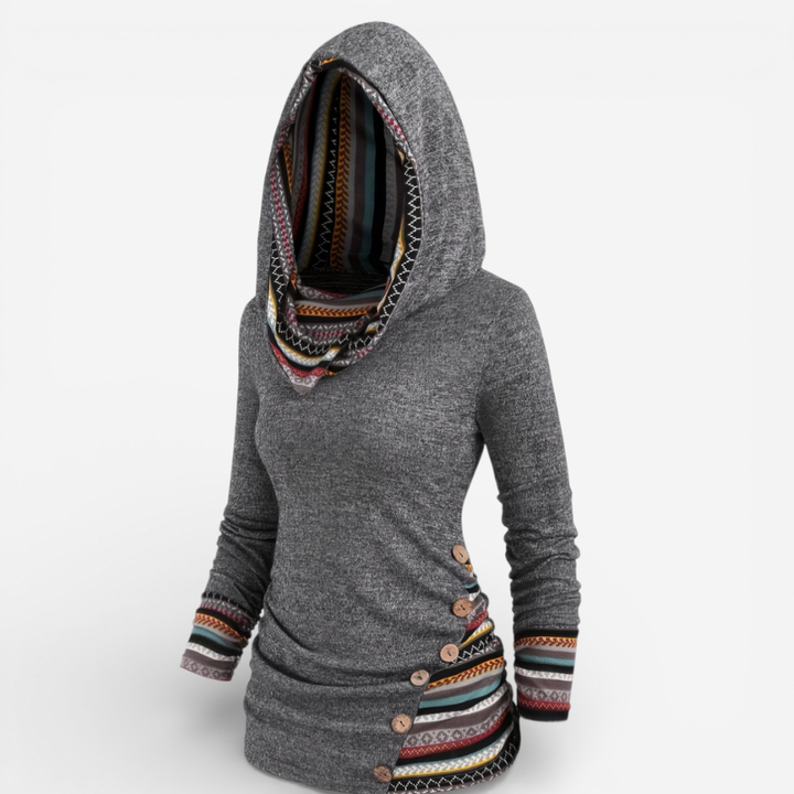Women's Longline Hoodie Top