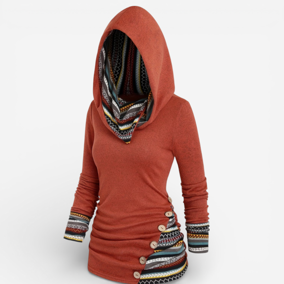Women's Longline Hoodie Top