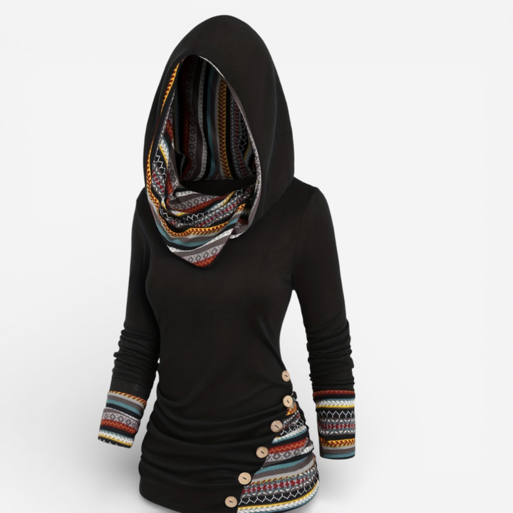 Women's Longline Hoodie Top
