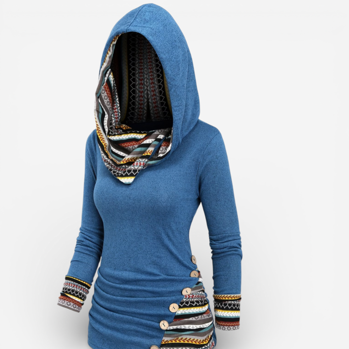 Women's Longline Hoodie Top