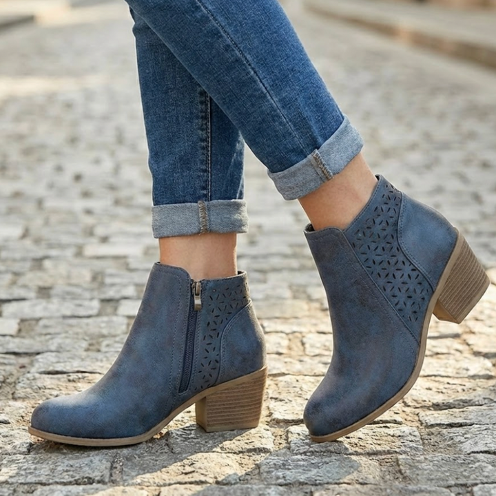 Women’s Ankle Boots With Block Heel