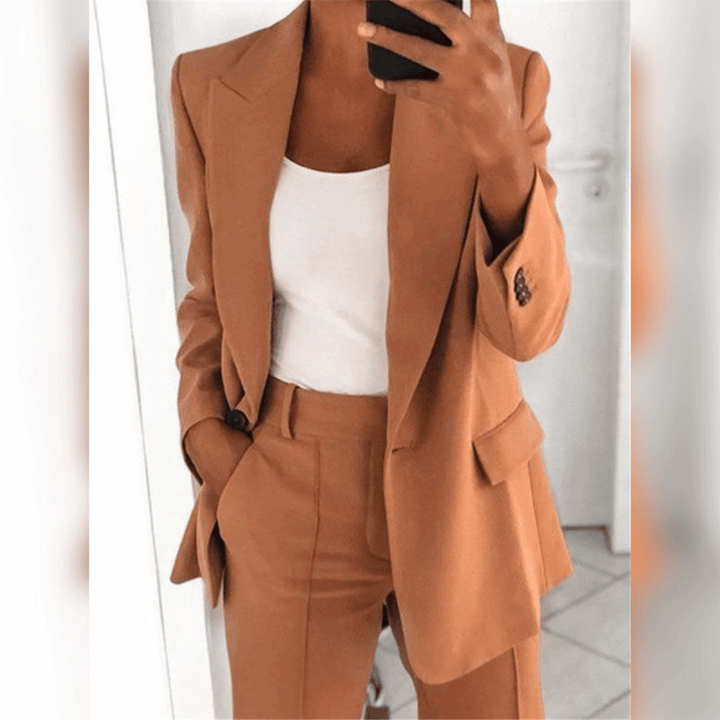 Two Piece Women's Suit For Formal Outfits