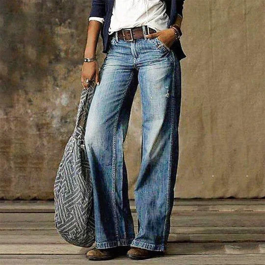 Colette | Women's High Rise Wide Leg Jean