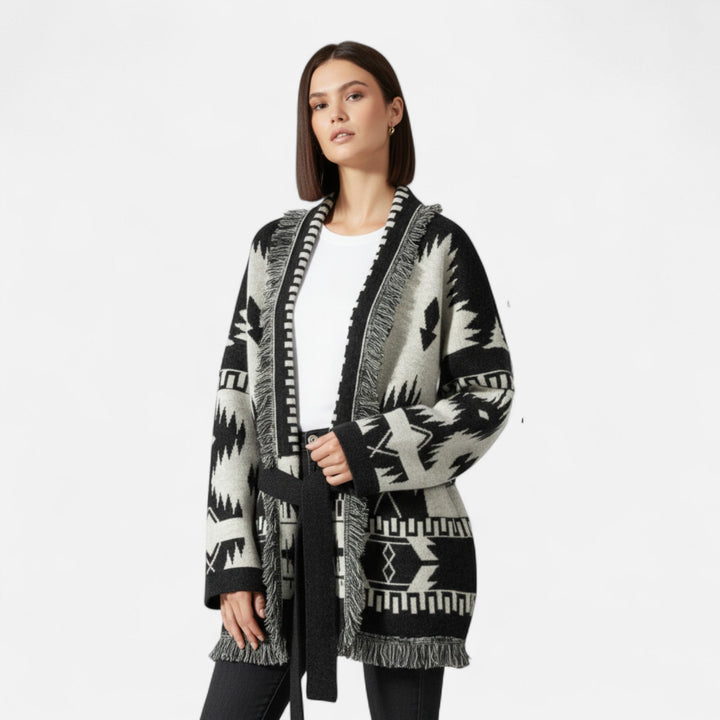 Women’s Vintage 100% Cashmere Tassel Cardigan