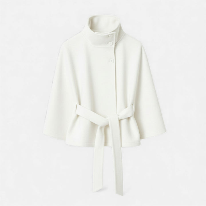 Women’s Short Belted Cape Coat