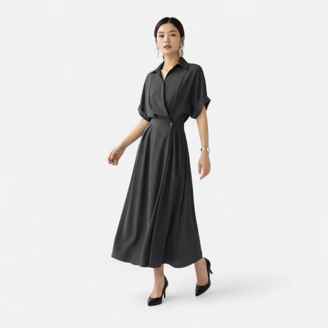 Women’s French Classic Style Shirt-Dress