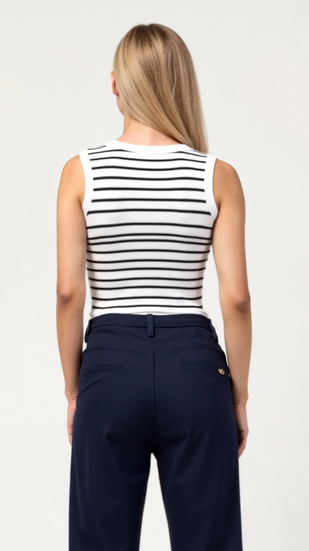 Women’s Trendy Striped Cropped Tank Top